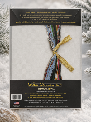 Dimensions 35130 Woodland Winter &mdash; набір для вишивання хрестиком &laquo;Зима в лісі&raquo;, серія Gold Collection