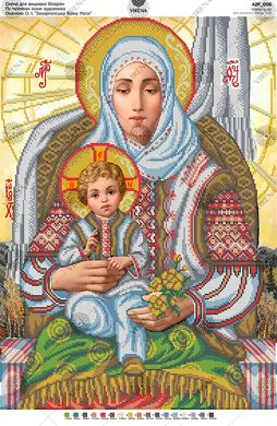 А2Р_006 Схема VIRENA за мотивами ікони О.Охапкіна "Закарпатська Божа Матір", Схема