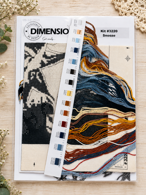 03220 Набор для вышивания крестом DIMENSIONS Snooze "Краткий сон"