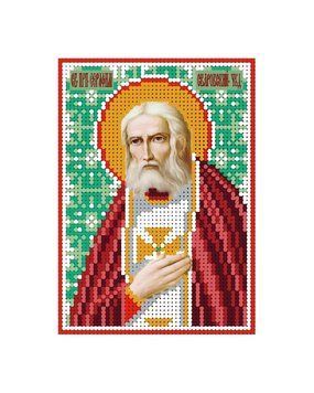 А6-И-062 Святой Серафим Саровский чудотворец. Схема для вишивки бісером ТМ "Acorns", Схема