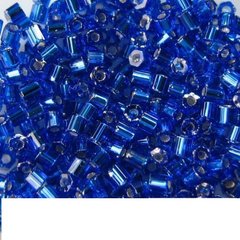 Бисер PRECIOSA рубка 11/0 , 67300 , синий блестящий, 50 грамм
