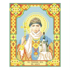 Т-0231 Икона Святая княгиня Ольга. Схема для вышивки бисером. ТМ ВДВ