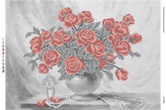 Натюрморт "Розы в вазе" (част. Выш.), Схема
