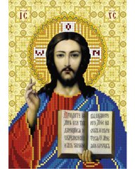 А5-И-395 Иисус Христос (частичная). Схема для вышивки бисером ТМ Acorns