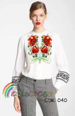 СЖ-040 ТМ "Кольорова". Заготовка сорочка для вышивки