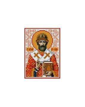 А6-И-052 Святий митрополит Филипп. Схема для вишивки бісером ТМ "Acorns", Схема