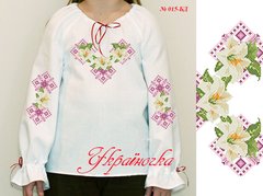 БД-015 УКРАИНОЧКА. Заготовка детской блузки