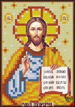 ИК-60034.3 Схема для вишивки бісером "Господь Вседержитель (золото)", ТМ "Фенікс"