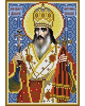 А5-И-267 Святий Макарій Київський. Схема для вишивання бісером ТМ "Acorns", Схема