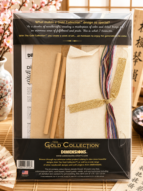 Dimensions 35126 Oriental Touch &mdash; набор для вышивания крестиком &laquo;Восточный мотив&raquo;, серия Gold Collection, американская комплектация