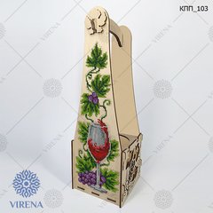 КПП_103 Подарочная коробка под бутылку для вышивки бисером. ТМ Вирена