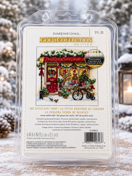 Dimensions 70-09623 The Little Gift Shop &mdash; набір для вишивання хрестиком &laquo;Маленький магазин подарунків&raquo;, серія Gold Collection Petites