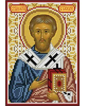 А5-И-201 Святий Стахій (Стас). Схема для вишивання бісером ТМ "Acorns", Схема