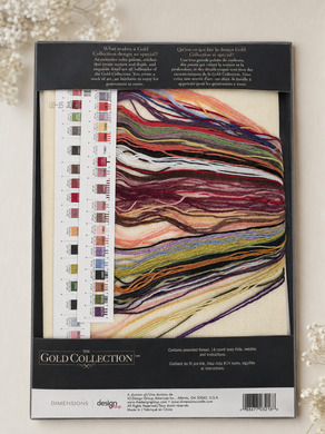 Dimensions 35079 Floral Retreat &mdash; набір для вишивання хрестиком &laquo;Квітковий куточок&raquo;, серія Gold Collection