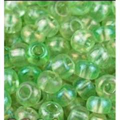 41161 Бисер Preciosa светло-зеленый радужный, 50 грамм