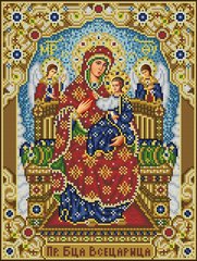 ИК3-0325 Ікона Божої Матері Всецариця. Схема для вишивання бісером Фенікс