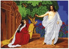 А3-И-536 Явление воскреслого Христа Марії Магдалині. Схема для вишивання бісером