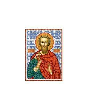 А6-И-057 Святой мученик Леонид. Схема для вишивки бісером ТМ "Acorns", Схема