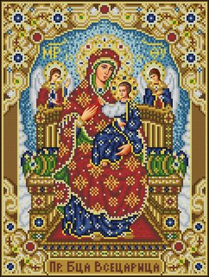 ИК3-0325 Ікона Божої Матері Всецариця. Схема для вишивання бісером Фенікс