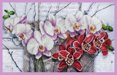 P-263 Набор для вышивки бисером "Симфония орхидей"