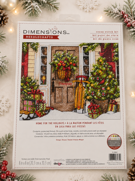 Dimensions 70-08961 Home for the Holidays &mdash; набір для вишивання хрестиком &laquo;Святковий дім&raquo;