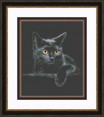 VN - 166 Набор для вышивки крестом " Черный кот "