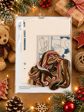Dimensions 08710 Angel Bear Love &mdash; набір для вишивання хрестиком &laquo;Мишки-ангели&raquo;