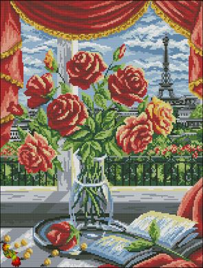 ФПК-3309 Троянди в Парижі Схема для вишивання бісером Фенікс