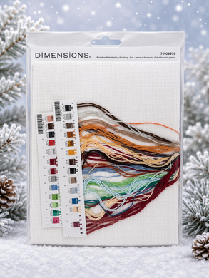 Dimensions 70-08978 Reindeer & Hedgehog Stocking &mdash; набір для вишивання хрестиком &laquo;Північний олень і їжачок&raquo;